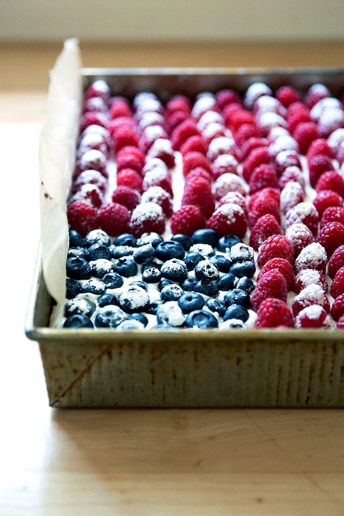 Easy American Flag Sheet Cake: The Best 4th of July Dessert